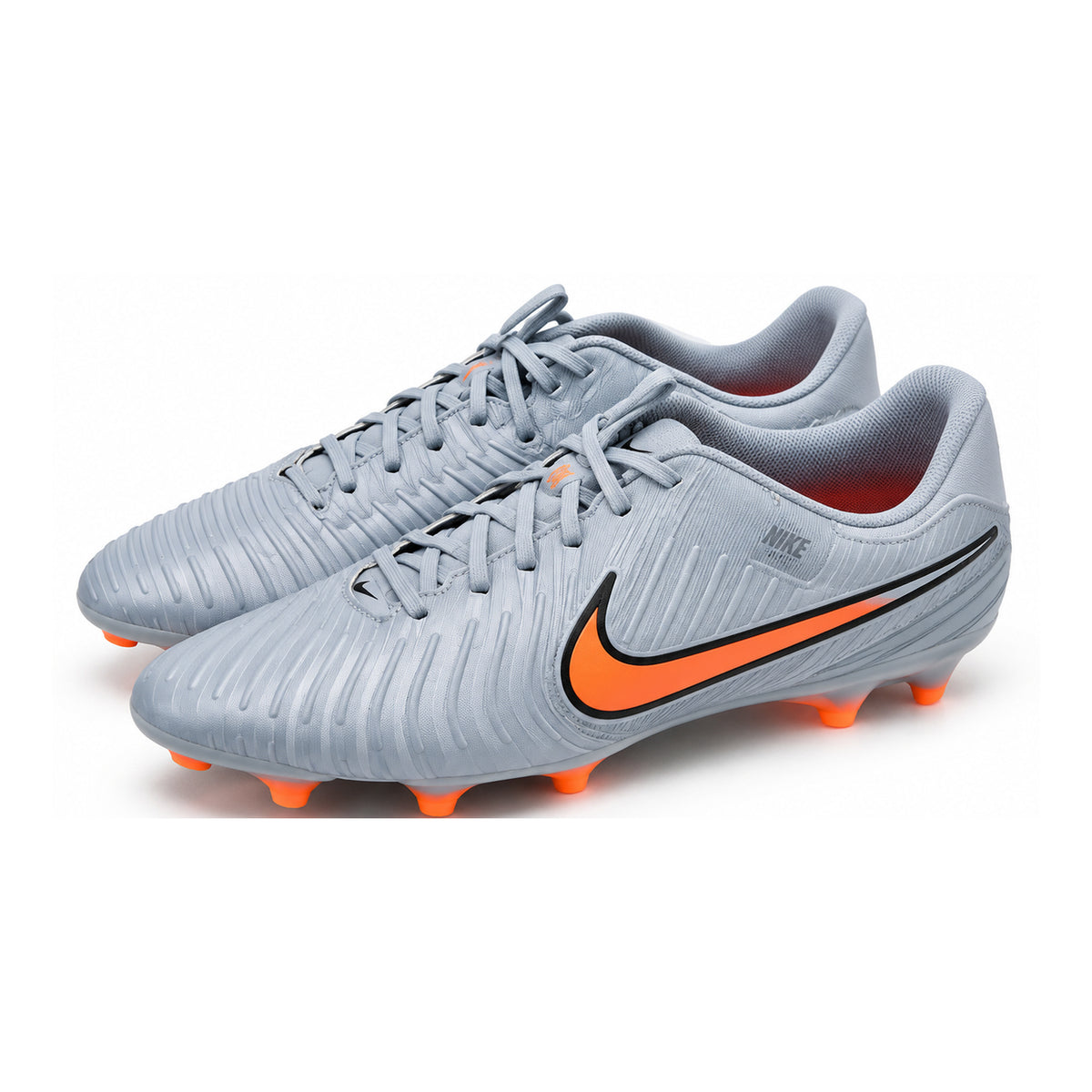 Nike – Këpucë Futbolli Gri/Portokalli