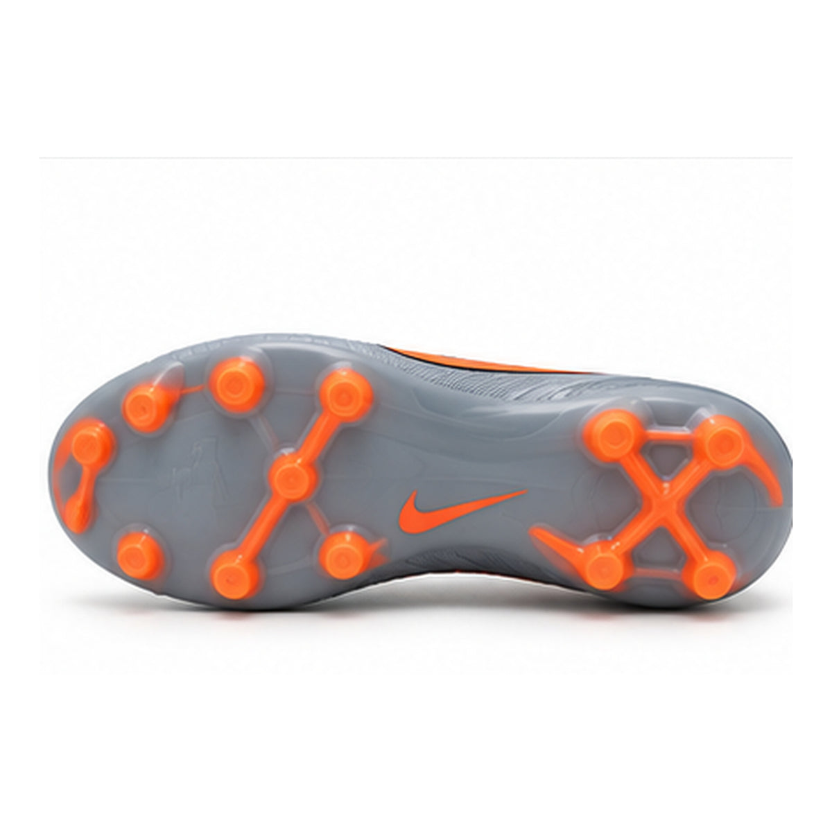 Nike – Këpucë Futbolli Gri/Portokalli