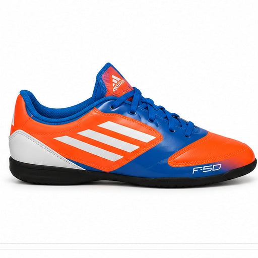Adidas F50 – Atlete Futbolli Indoor, Portokalli/Blu
