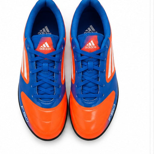 Adidas F50 – Atlete Futbolli Indoor, Portokalli/Blu
