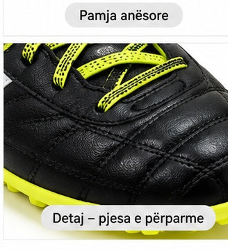 Adidas – Atlete Futbolli Turf, E Zezë / Neon