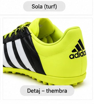 Adidas – Atlete Futbolli Turf, E Zezë / Neon