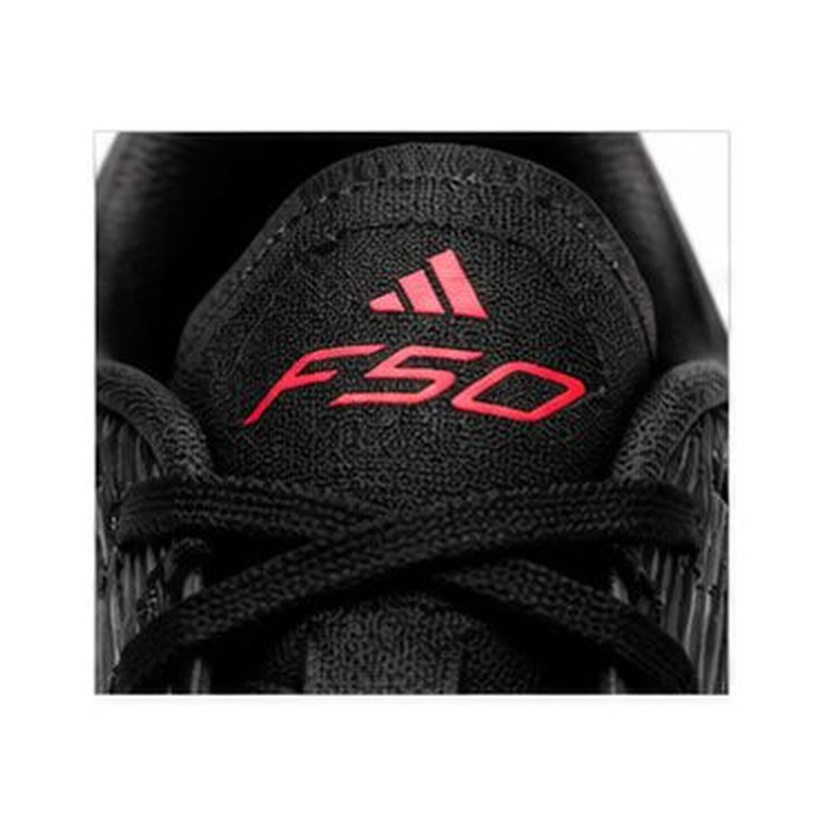 Adidas F50 – Atlete Futbolli Indoor, të Zeza / Kuqe / Bardhë