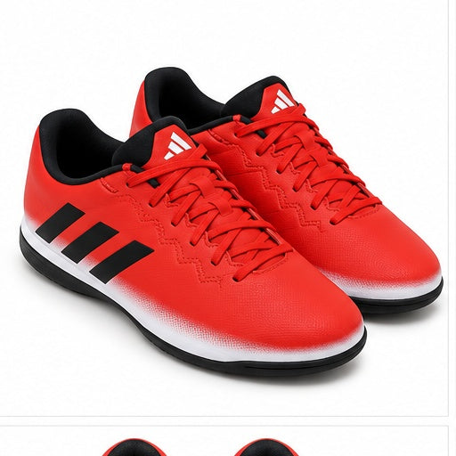 Adidas – Atlete Futbolli Indoor, Kuqe/Zezë