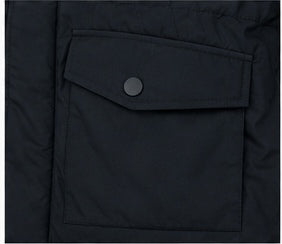 Threadbare Estate – Xhaketë Parka për Meshkuj me Kapuç – E Zezë – S