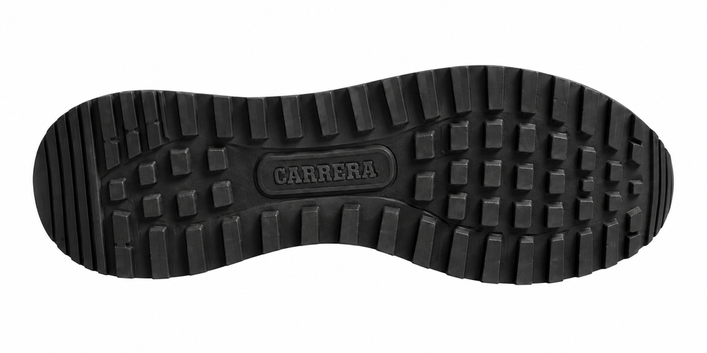 Carrera sneakers – grijs/taupe met blauwe details