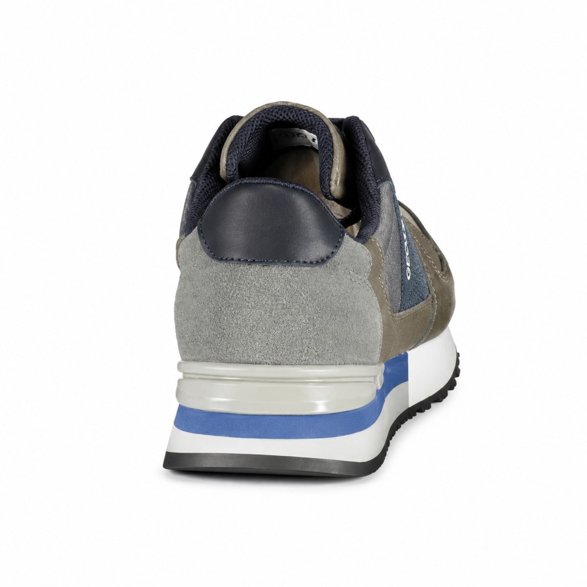 Carrera sneakers – grijs/taupe met blauwe details